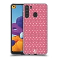 thumbnail image 1 of Head Case Designs French Country Patterns Pink Dots Soft Gel Case Compatible with Samsung Galaxy A21 (2020), 1 of 7