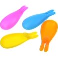 thumbnail image 2 of COSMOS Lot de 4 Couleurs Assorties Support de Sachet de Thé en Silicone en Forme de Lapin pour Tasse, 2 of 6