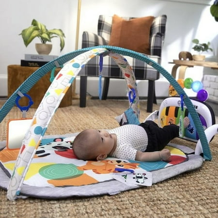 Baby Einstein 4-in-1 Kickin' Tunes Music and Language Discovery Activity Play Gym