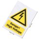 thumbnail image 2 of unbranded 2Ud Pegatina De Advertencia Seguridad Alto Amarillo Para Paneles Y Maquinaria, 2 of 8
