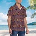thumbnail image 2 of KLL Men's Hawaiian Shirt Short Sleeve Button Down Beach Shirts-African Women, 2 of 5