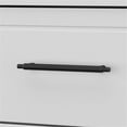 thumbnail image 3 of Bowery Hill Transitional Engineered Wood Tall Bookcase Cabinet in White, 3 of 7