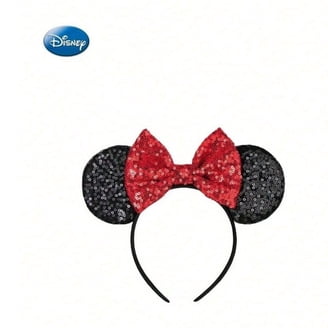 Eisyaa Mouse Ears Bow Headbands, Sequin Minnie Ears Headband  display picture 2