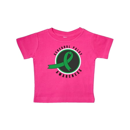 

Inktastic Cerebral Palsy Awareness Green Ribbon Badge Gift Baby Boy or Baby Girl T-Shirt