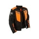 thumbnail image 5 of Chamarra motociclista hombre protectores reflejante impermeable WORKLAND 1985 negro 3XL WKL 1985NEGRONARANJA, 5 of 9