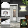 thumbnail image 4 of DEBGFS Modern Waterproof Aluminum Wall Lights Matte Black Hardwired Indoor Outdoor, 4 of 6