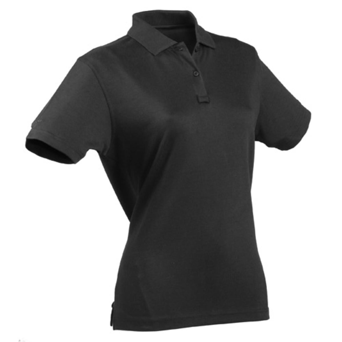polo shirt with black slacks