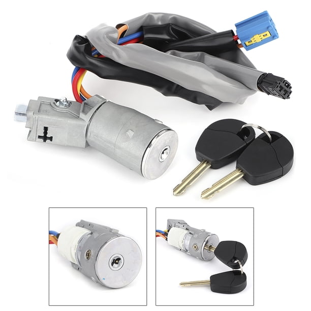 Cerradura De Encendido, Cerradura De Arranque De Encendido Resistente Resistente Al Desgaste De Alta Resistencia A Prueba De Herrumbre 4162.CF Con 2 Llaves Para Reparación ZAQW Ignition Key Switch