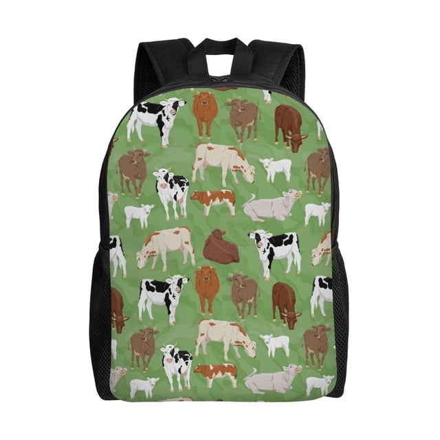 Balery Cows And Calves Mochila - Mochila Estilosa y Duradera para Laptop de 15 Pulgadas con Tela Oxford Impermeable