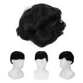 thumbnail image 4 of Short Black Hair , Natural  Texture Short  Fashionable Black Comfortable Strong Smoothing Full Hairstyle  for Parties for Daily Use, 4 of 8
