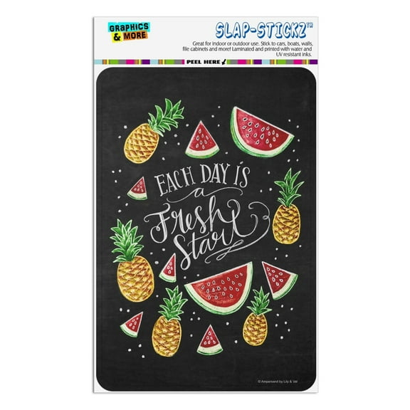 Each Day Fresh Start Fruit Home Business Office Sign