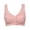 1-Pink, variant on Women's Front Snap Closure Bras Trendy Floral Printed Comfort Full Coverage Bralettes Daily Wear No Underwire No Padded Breathable Comfortable Plus Size Everyday Bra 1-Purple 50
