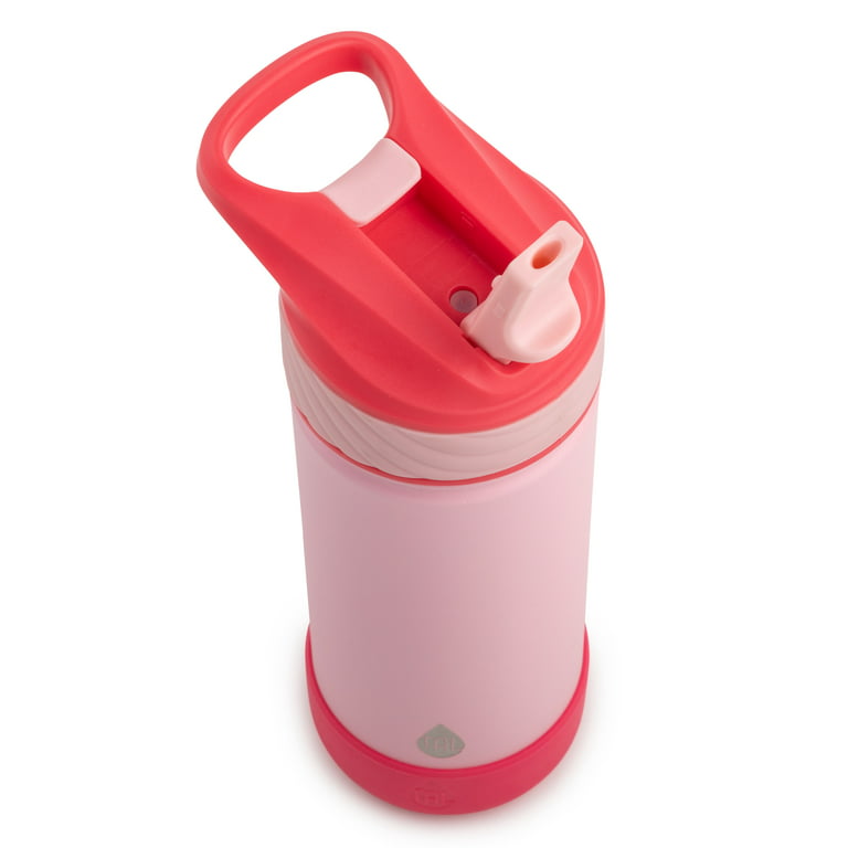 TAL Stainless Steel Ranger Straw Water Bottle 18 fl oz, Pink