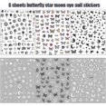 thumbnail image 2 of Butterlfy and Flower Nail Art Stickers (Butterfly Star), 2 of 4