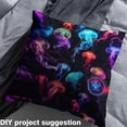 thumbnail image 3 of Manfei Teens Abstract Marine Jellyfish Fabric By The Yard 1 Yard,Ocean Animal Home Decor Fabric By The Yard,Sea Theme Room Decor Fabric By The Yard,Breathable Home Decor, 3 of 6