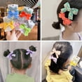 thumbnail image 5 of Fresh Floral Bow Hair Clip Duckbill Clip Cute Bangs Clip Hair Accessories Topwoner 2Pcs, 5 of 13