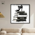 thumbnail image 3 of Classic Book Stack Shadowbox Print Fashion Art Prints by Art Remedy, Black Frame, 40 x 40, 3 of 7