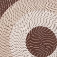 thumbnail image 4 of Better Trends 24"x 48"x 48" L-Shape Braided Rug 100% Polypropylene Durable and Stain Resistant Reversible Indoor Area Utility Rug, Country Stripe Collection - Brown Stripe, 4 of 5