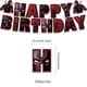 thumbnail image 3 of Deadpool Themed Kids Birthday Party Supplies Decoration Kit Banner Balloons Cake Cupcake Toppers Set, 3 of 4