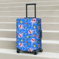 thumbnail image 5 of Yiaed Tropical Jellyfishes Print Travel Luggage Cover Suitcase Protector Fits 18-32 Inch Luggage Wheel Covers Patterned Elastic Luggage Anti-scratch（No luggage）-Small, 5 of 5