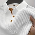 thumbnail image 5 of Polo Shirts for Men Summer Lightweight Short Sleeve Lapel Collar Business Casual T Shirts Golf Shirt, 5 of 8