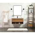 thumbnail image 6 of Elegant Decor Roman 40" Aluminum MDF Single Bathroom Vanity in Walnut Brown, 6 of 8