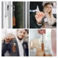 thumbnail image 6 of Uemuo Fall Leaves Pattern Rectangular Metal Keychain - Durable, Stylish, and Personalized Key Ring for Men and Women,Engraved Keychain,Gift Slim Sturdy Keychain, 6 of 7