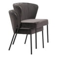 thumbnail image 4 of Aimee Dining Chair Gray Dining Chair, Modern Style, Stackable for space saving storage, Plywood, Indoor Dining, 4 of 13