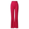 thumbnail image 3 of Vedolay Casual Trousers Pants for Women Casual Summer Elastic Waisted Wide Leg Trousers, L, 3 of 4