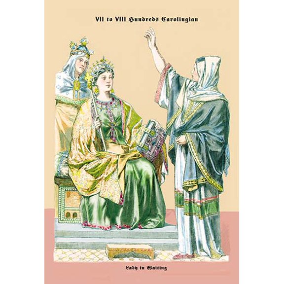 Carolingian Queen, 8th Century Fine art canvas print (20" x 30")