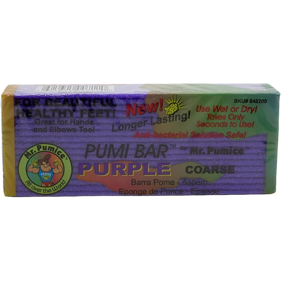 2 Pack of Mr. Pumice PUMI Bar Purple
