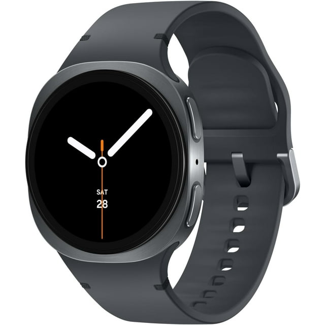 Restored Samsung Galaxy Watch8 40mm Bluetooth Smartwatch Graphite AI Powered Fitness Tracker AMOLED Display - Refurbished Good