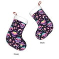 thumbnail image 3 of Daiia cartoon Skull rainbow space Print Christmas Stocking，18"Large Knitted Xmas Stocking for Kids, Family Stocking for Fireplace Christmas Holiday Party Decoration, 3 of 7