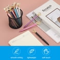 thumbnail image 5 of Uxcell Black Ink Ballpoint Pen, 12 Pack Twist Metal Pen 1.0mm Medium Point for Note Taking Journaling, Purple, 5 of 7