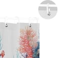 thumbnail image 3 of FREEAMG Sea Animals Shower Curtain Waterproof Washable Shower Bath Curtain 60x72 Inch Bathroom Decoration Fabric Shower Curtains with 12 Hooks, 3 of 6