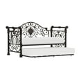thumbnail image 5 of Hillsdale Furniture Mercer Vintage Metal Twin Daybed with Trundle, Antique Brown, 5 of 11
