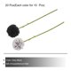 thumbnail image 3 of Cabezas de Flores Artificiales Uxcell de Seda Crisantemo Hortensia Negro Gris Falsas 20Pcs, 3 of 6