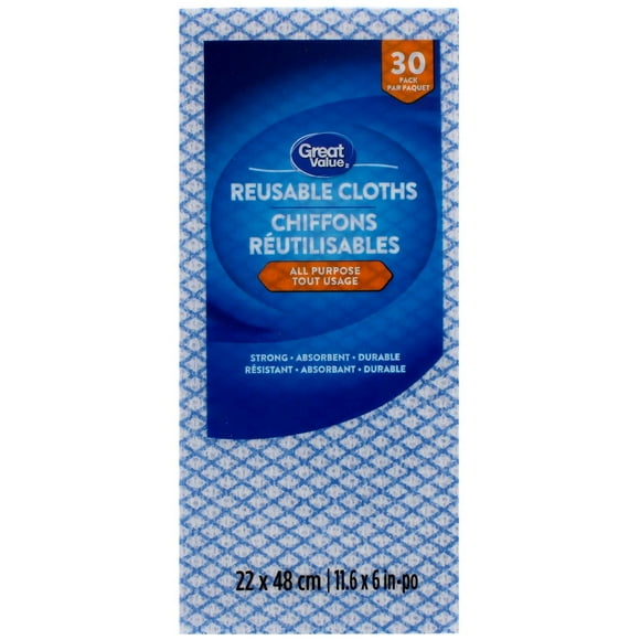 Great Value Chiffons réutilisables tout usage