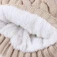 thumbnail image 4 of HNMKIU Warm Women Wool Knitted Baseball Caps Fashion Keep Hemming Stylish Winter Hats, 4 of 4