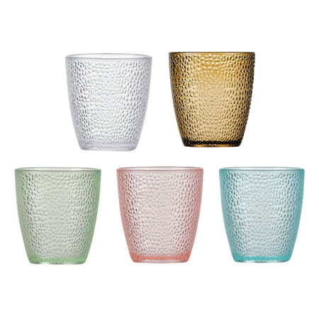 

5pcs Transparent Beer Cups Night Club Beer Cup Whisky Cup 200ml Beverage Cups