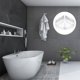 thumbnail image 4 of Corner Shower Caddy Stainless Steel Wall Mounted Shelf with Bathroom Storage Organizer, 4 of 4