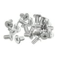 thumbnail image 1 of Unique Bargains M5x0.8x8mm 50Pack Metal Flat Round Head Screws Phillips Drive Machine Bolt, 1 of 5