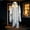B, variant on Halloween Hanging Swing Ghost LED Light Decor with Remote Control, Tulle Ghost Holding Pumpkin Lantern Lamp, Warm Glow Spooky Hanging Ornament