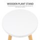 thumbnail image 5 of Maceta de soporte de madera Rack de madera maceta Balcón Patio Planta Soporte HOMEMAXS 13701880-MX, 5 of 6