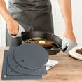 thumbnail image 2 of 6PCS Silicone Kitchen Set: Heat-Resistant Pot Holders Non-Slip Mini Oven Mitts Dish Tripods BPA-Free Easy Clean Silicone Trivet and Pot Holder Set Mini Oven Mitts Multipurpose Use Ideal for Christmas, 2 of 6