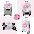 thumbnail image 4 of Travel Luggage Cover Suitcase Protector Fits 18-32 Inch Luggage Wheel Covers Patterned Travel Related Items Flower Luggage Protector Elastic Luggage Anti-scratch Suitcase Cover L, 4 of 5