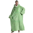 thumbnail image 5 of Oversized Hoodie Sweatshirt Wearable Blanket, Super Soft Warm Comfortable Blanket for Women Men Best Gift with big Pocke, 5 of 5