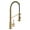 Brushed Brass, variant on KRAUS Bolden Touchless Sensor Commercial Style 2-Function Single Handle Pull Down Kitchen Faucet in Spot-Free Brushed Brass