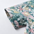 thumbnail image 4 of Boys Hawaiian Shirt Print Short Sleeve Button Down Shirt Cotton Casual Tropical Beach Summer Tops for Kids 0-9 Years, 4 of 8