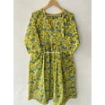 thumbnail image 2 of Block Printed Cotton Dress, Handblock Print Dress, Block Printed Dress, Handmade Dresses, Skater Dresses, Circle Dress, Round Dresses, 2 of 7